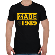 PRINTFASHION 1989 - Férfi póló - Fekete férfi póló