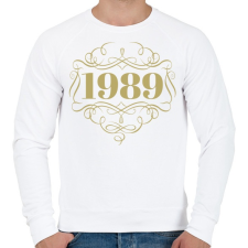 PRINTFASHION 1989 - Férfi pulóver - Fehér férfi pulóver, kardigán