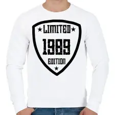 PRINTFASHION 1989 - Férfi pulóver - Fehér férfi pulóver, kardigán