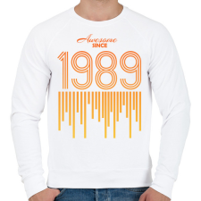 PRINTFASHION 1989 - Férfi pulóver - Fehér férfi pulóver, kardigán