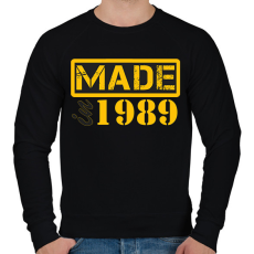 PRINTFASHION 1989 - Férfi pulóver - Fekete