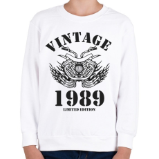 PRINTFASHION 1989 - Gyerek pulóver - Fehér