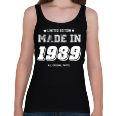 PRINTFASHION 1989 - Női atléta - Fekete