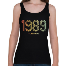 PRINTFASHION 1989 - Női atléta - Fekete