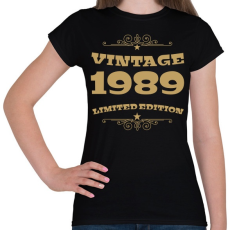 PRINTFASHION 1989 - Női póló - Fekete