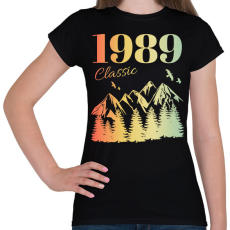 PRINTFASHION 1989 - Női póló - Fekete