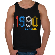 PRINTFASHION 1990 - Férfi atléta - Fekete atléta, trikó