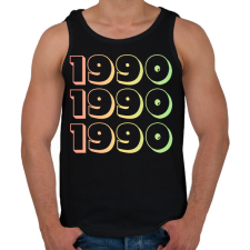PRINTFASHION 1990 - Férfi atléta - Fekete atléta, trikó