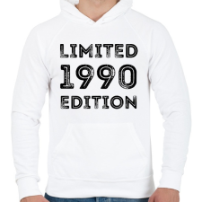 PRINTFASHION 1990 - Férfi kapucnis pulóver - Fehér férfi pulóver, kardigán