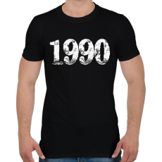 PRINTFASHION 1990 - Férfi póló - Fekete