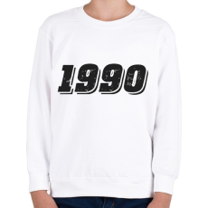 PRINTFASHION 1990 - Gyerek pulóver - Fehér