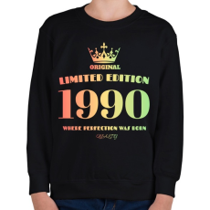 PRINTFASHION 1990 - Gyerek pulóver - Fekete