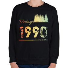 PRINTFASHION 1990 - Gyerek pulóver - Fekete gyerek pulóver, kardigán