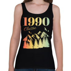 PRINTFASHION 1990 - Női atléta - Fekete