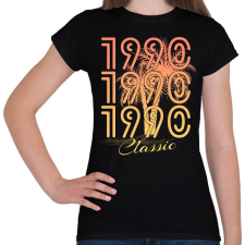 PRINTFASHION 1990 - Női póló - Fekete női póló