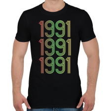 PRINTFASHION 1991 - Férfi póló - Fekete férfi póló