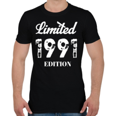 PRINTFASHION 1991 - Férfi póló - Fekete