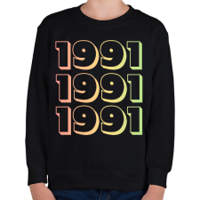 PRINTFASHION 1991 - Gyerek pulóver - Fekete gyerek pulóver, kardigán