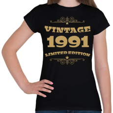 PRINTFASHION 1991 - Női póló - Fekete