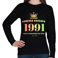 PRINTFASHION 1991 - Női pulóver - Fekete