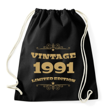 PRINTFASHION 1991 - Sportzsák, Tornazsák - Fekete tornazsák