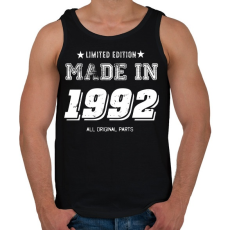 PRINTFASHION 1992 - Férfi atléta - Fekete