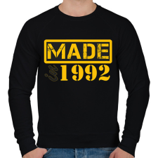 PRINTFASHION 1992 - Férfi pulóver - Fekete férfi pulóver, kardigán