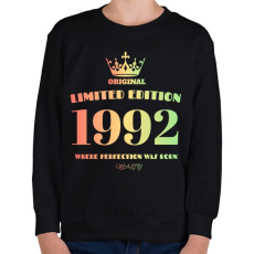 PRINTFASHION 1992 - Gyerek pulóver - Fekete