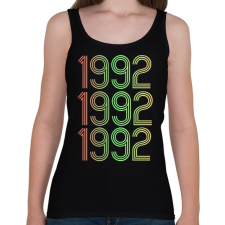 PRINTFASHION 1992 - Női atléta - Fekete női trikó