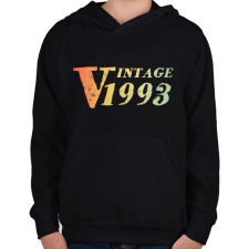 PRINTFASHION 1993 - Gyerek kapucnis pulóver - Fekete gyerek pulóver, kardigán