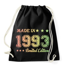 PRINTFASHION 1993 - Sportzsák, Tornazsák - Fekete tornazsák