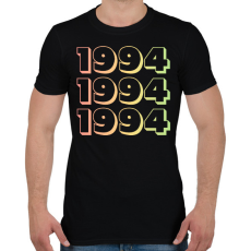 PRINTFASHION 1994 - Férfi póló - Fekete