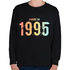 PRINTFASHION 1995 - Gyerek pulóver - Fekete gyerek pulóver, kardigán