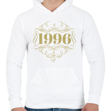 PRINTFASHION 1996 - Férfi kapucnis pulóver - Fehér férfi pulóver, kardigán