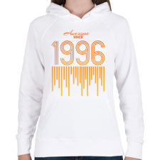 PRINTFASHION 1996 - Női kapucnis pulóver - Fehér női pulóver, kardigán