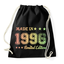 PRINTFASHION 1996 - Sportzsák, Tornazsák - Fekete tornazsák