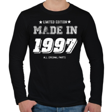 PRINTFASHION 1997 - Férfi hosszú ujjú póló - Fekete férfi póló