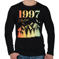 PRINTFASHION 1997 - Férfi hosszú ujjú póló - Fekete