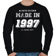 PRINTFASHION 1997 - Férfi pulóver - Fekete férfi pulóver, kardigán