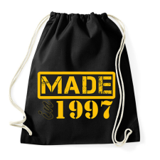 PRINTFASHION 1997 - Sportzsák, Tornazsák - Fekete tornazsák