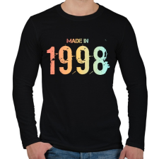 PRINTFASHION 1998 - Férfi hosszú ujjú póló - Fekete férfi póló