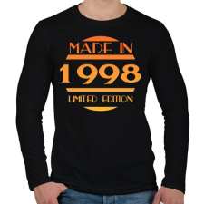 PRINTFASHION 1998 - Férfi hosszú ujjú póló - Fekete férfi póló