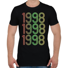 PRINTFASHION 1998 - Férfi póló - Fekete