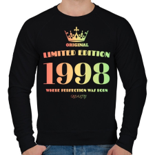PRINTFASHION 1998 - Férfi pulóver - Fekete férfi pulóver, kardigán