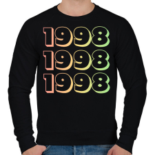PRINTFASHION 1998 - Férfi pulóver - Fekete férfi pulóver, kardigán