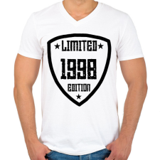 PRINTFASHION 1998 - Férfi V-nyakú póló - Fehér férfi póló