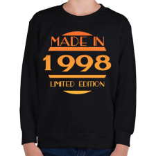 PRINTFASHION 1998 - Gyerek pulóver - Fekete gyerek pulóver, kardigán