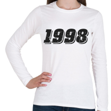PRINTFASHION 1998 - Női hosszú ujjú póló - Fehér női póló