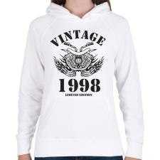 PRINTFASHION 1998 - Női kapucnis pulóver - Fehér női pulóver, kardigán
