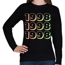 PRINTFASHION 1998 - Női pulóver - Fekete női pulóver, kardigán